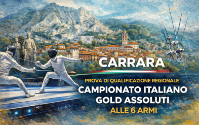 Carrara, buoni segnali per il Circolo Scherma Navacchio: tra qualificazioni Gold e crescita del gruppo… si guarda a Riccione.