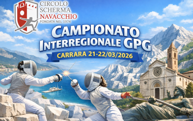 Campionato Interregionale GPG: buoni risultati per il Circolo Scherma Navacchio a Carrara