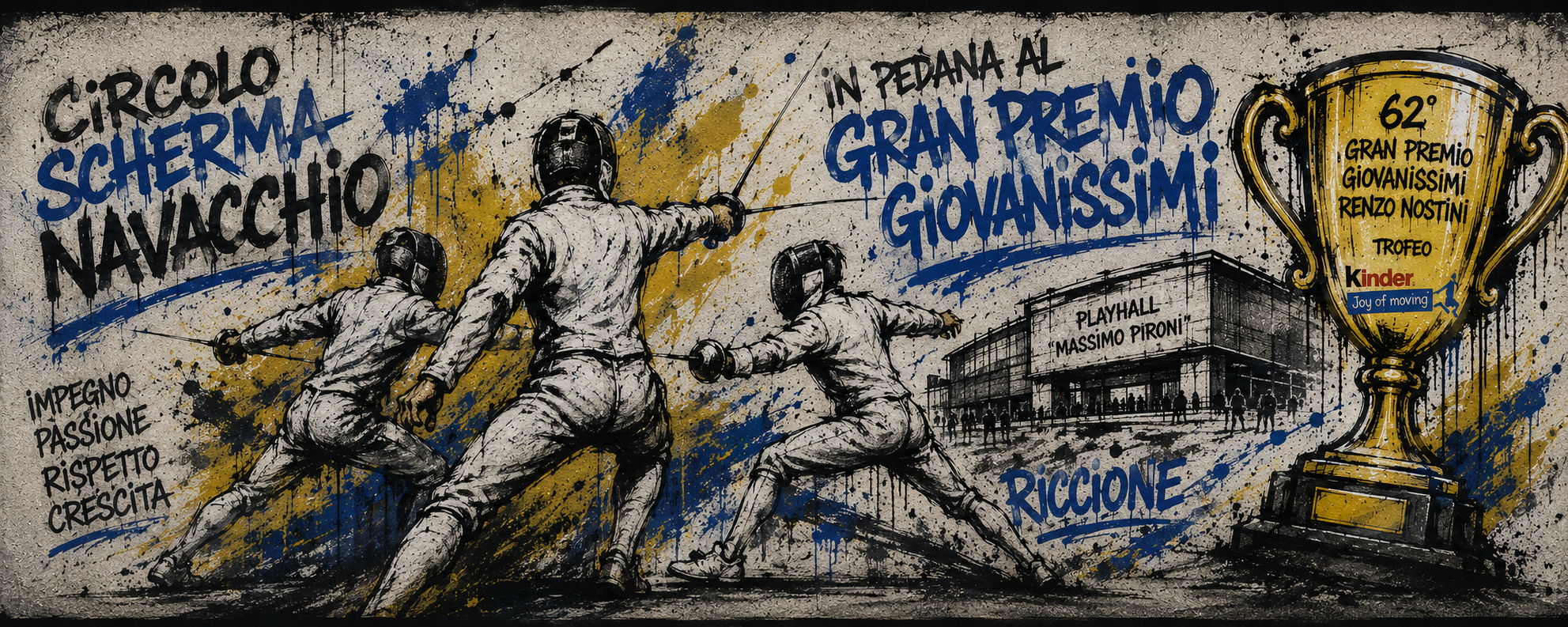 Il Circolo Scherma Navacchio in pedana al Gran Premio Giovanissimi di Riccione