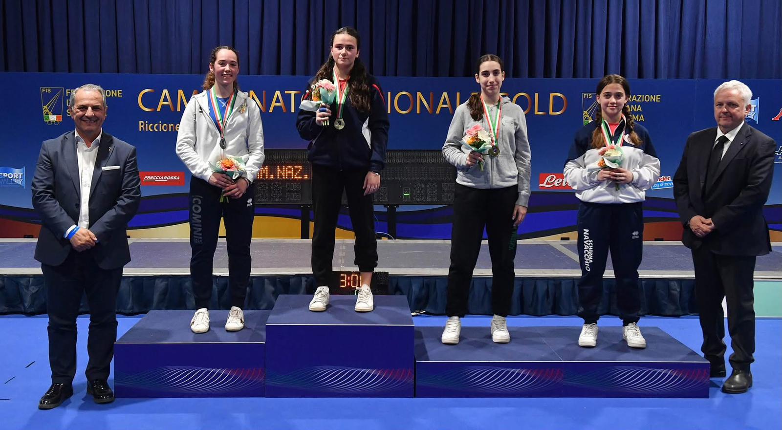 Sabrina Raspi conquista il terzo posto al Campionato Italiano GOLD U17 di fioretto: ottimo esordio a Riccione