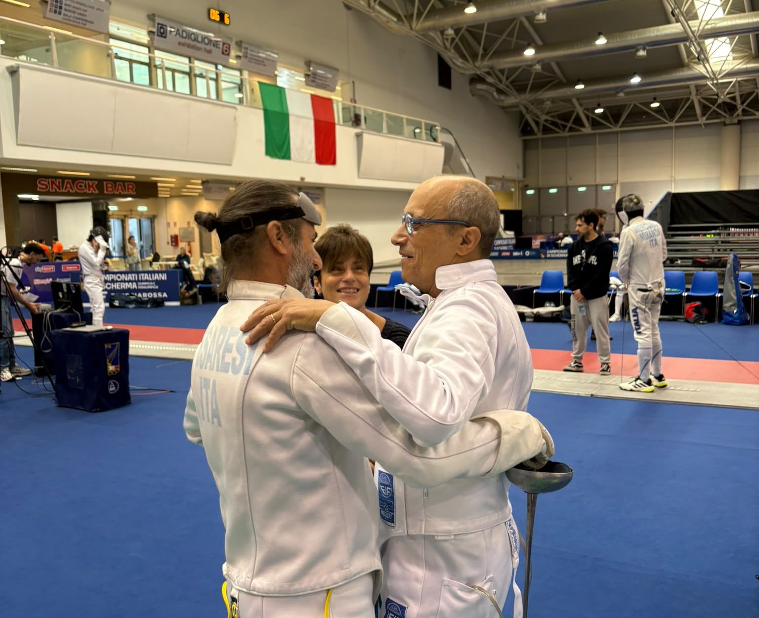Andrea Pesaresi chiude con orgoglio il Campionato Italiano di Spada Non Vedenti