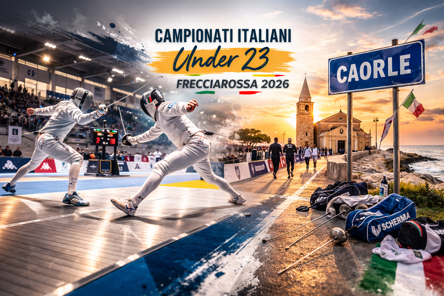 Campionati Italiani Under 23 Frecciarossa 2026 – Il nostro percorso sulle pedane di Caorle