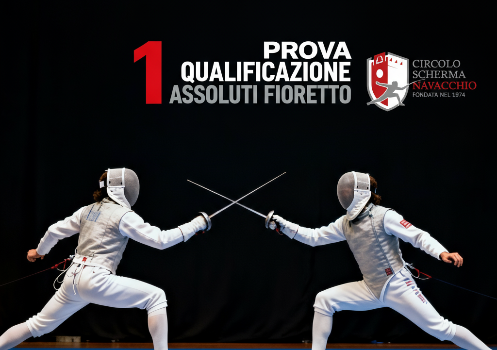 Circolo Scherma Navacchio alla 1ª Prova di Qualificazione Assoluti di Ciserano (BG)